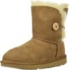 Bottes UGG Enfant Mixte Bailey Button II Mouton Fourrure Réelle