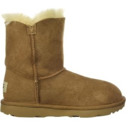 Bottes UGG Enfant Mixte Bailey Button II Mouton Fourrure Réelle