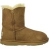 Bottes UGG Enfant Mixte Bailey Button II Mouton Fourrure Réelle